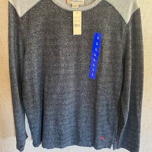 Tommy Bahama Two-Tone Grey Raglan long sleeve shirt
